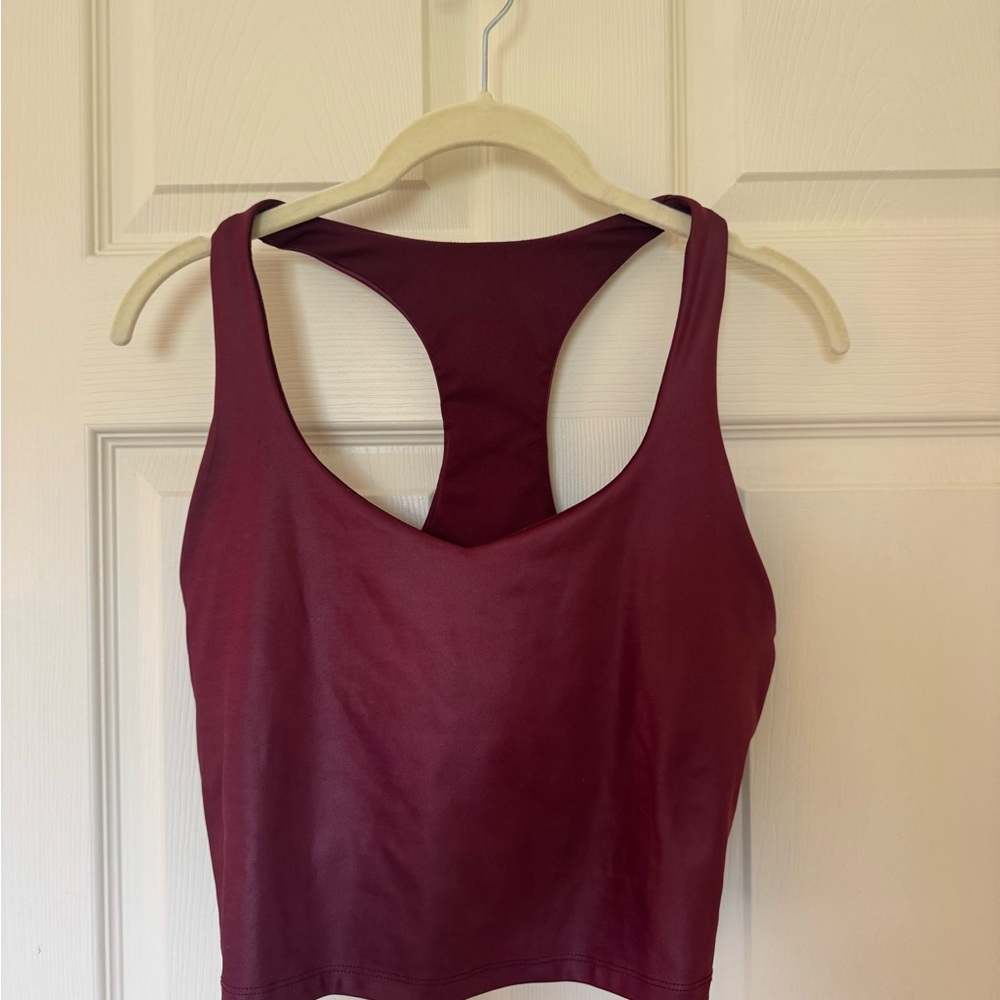 Fabletics Burgundy Tank Top